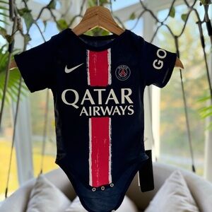Qatar Airways PSG Baby Soccer Jersey NEW
